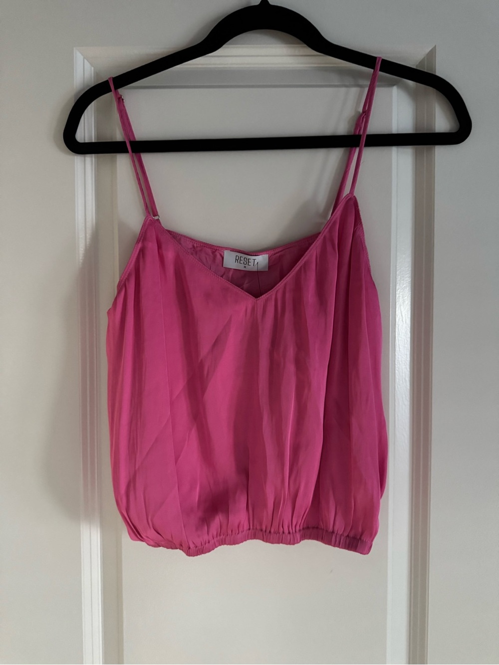 RESET Pink V-Neck Adjustable Strap Camisole